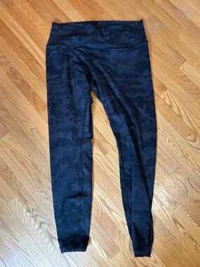 Lululemon Black Camo High-Waist Leggings